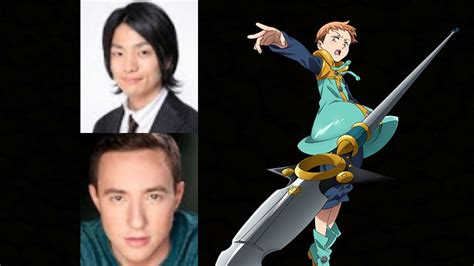 seven deadly sins anime voice actors